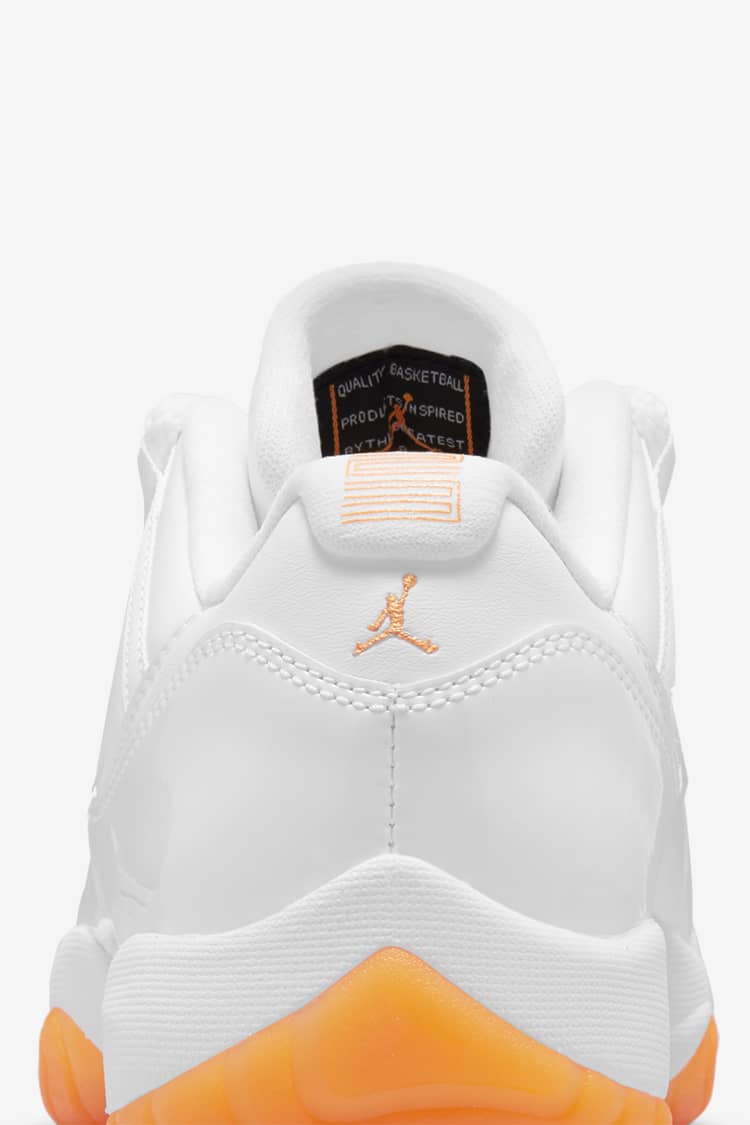 jordan 11 blanche orange